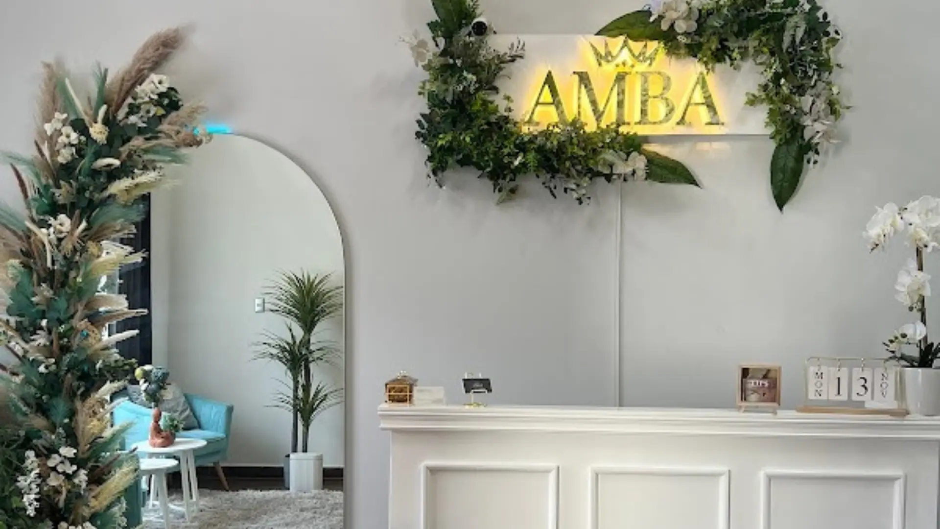 Recepción AMBA Wellness Center